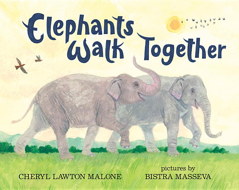 Elephants Walk Together