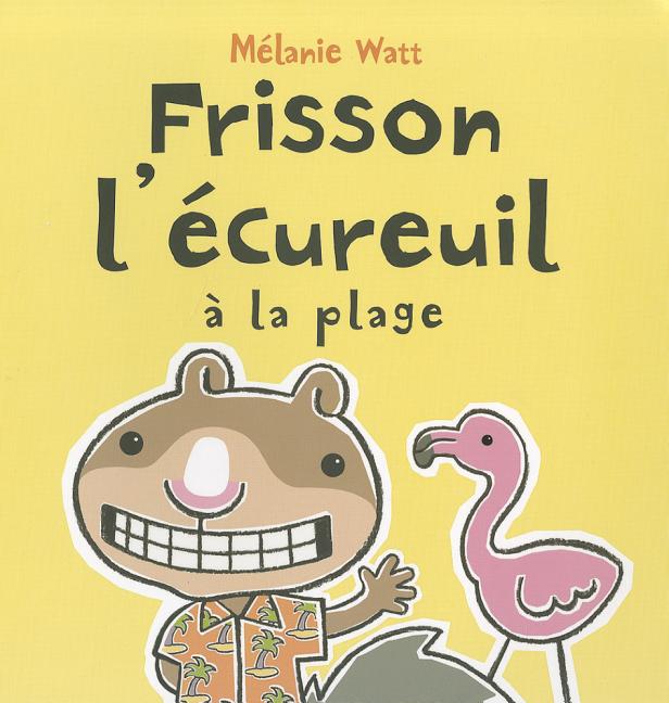 Frisson l'écureuil à la plage