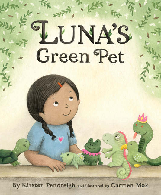 Luna's Green Pet