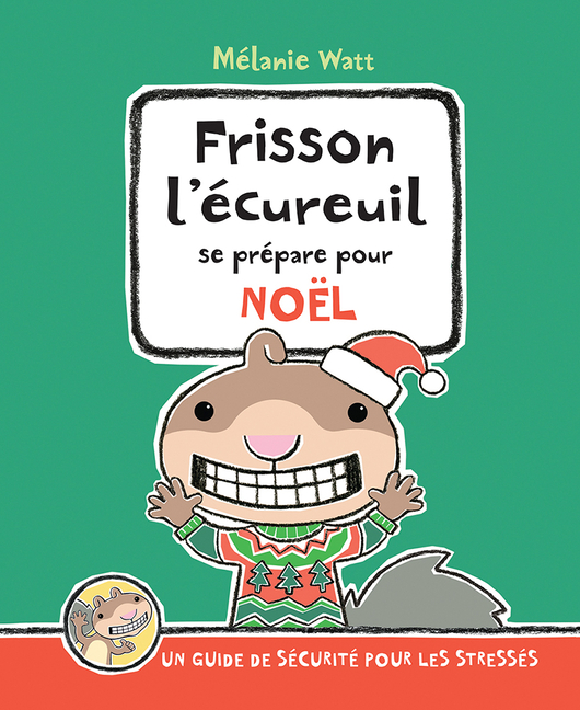 Frisson l'écureuil se prépare pour Noël