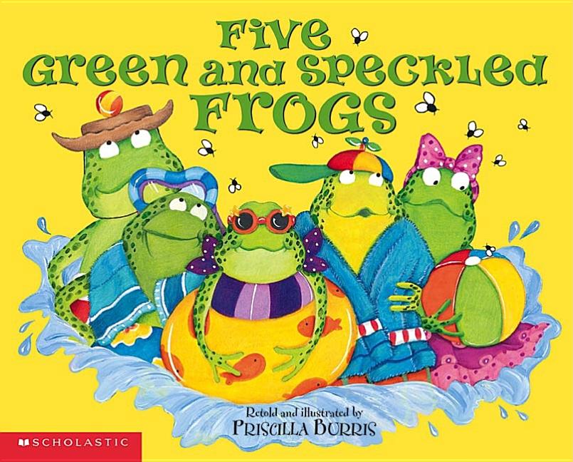 Five Green and Speckled Frogs