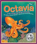 Octavia y su nube de tinta morada